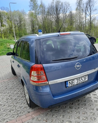 Opel Zafira cena 13900 przebieg: 280000, rok produkcji 2008 z Elbląg małe 106